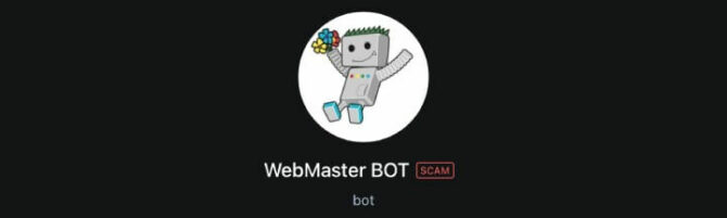 WebMaster BOT Scam